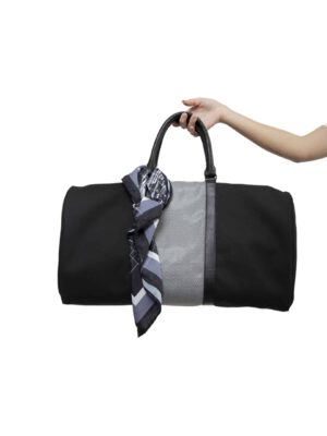 Black carry-on duffle