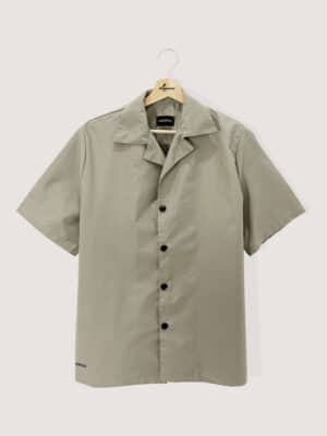 Legerou Classic short sleeve Button-Up shirt in Vintage Green.